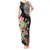 Personalized Japanese Koi Fish Tank Maxi Dress with Polynesian Pattern