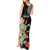 Personalized Japanese Koi Fish Tank Maxi Dress with Polynesian Pattern