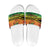 Hapi 45th Indipendens Dei Vanuatu Slide Sandals Yumi 1980 with Vanuatuan Beach Landscape - Polynesian Pride