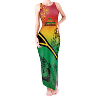 Hapi 45th Indipendens Dei Vanuatu Tank Maxi Dress Yumi 1980 with Vanuatuan Beach Landscape