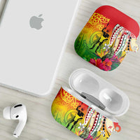 Vanuatu 45th Anniversary AirPods Case Polynesian with Sand Drawing Pattern LT9 - Polynesian Pride