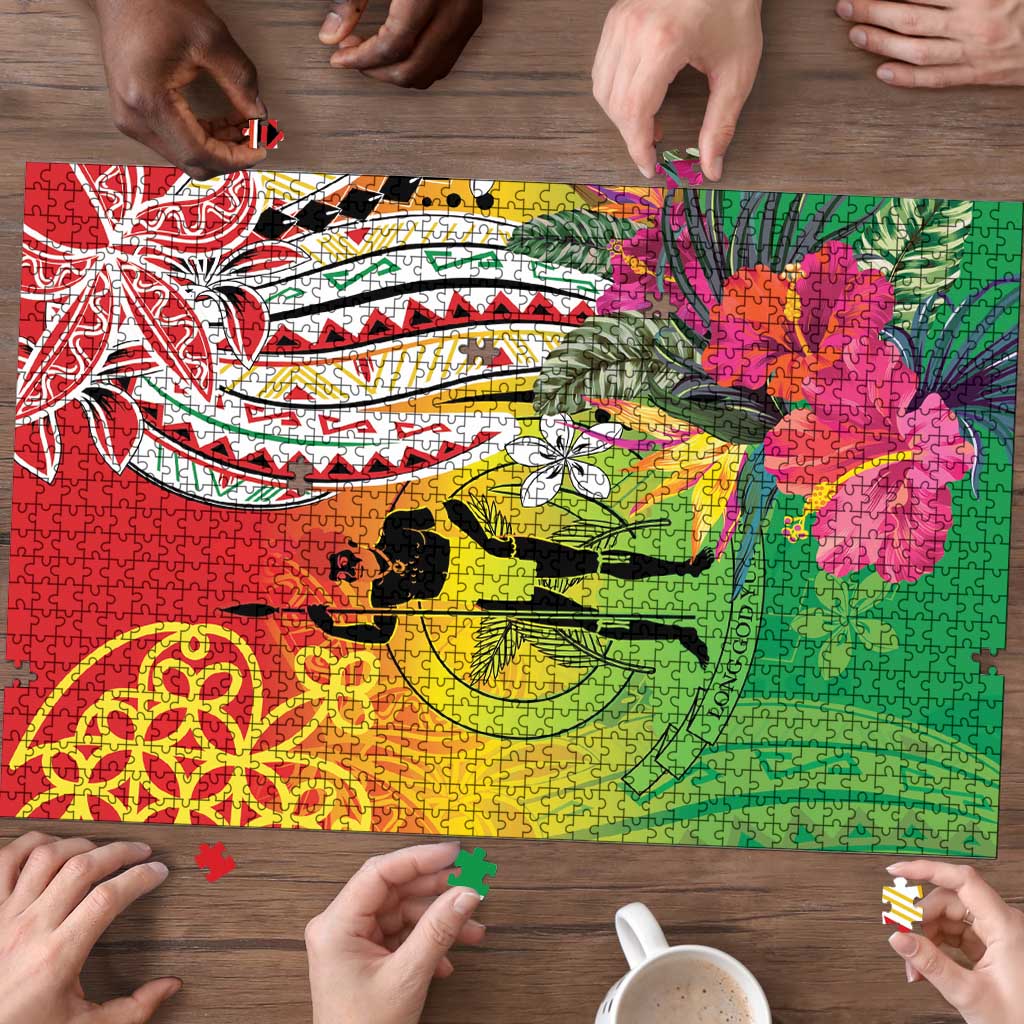 Vanuatu 45th Anniversary Puzzle Polynesian with Sand Drawing Pattern LT9 - Polynesian Pride