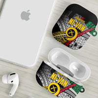 Vanuatu Proud to be Ni-van Personalised AirPods Case with Mutis En Atan Patterns LT9 - Polynesian Pride