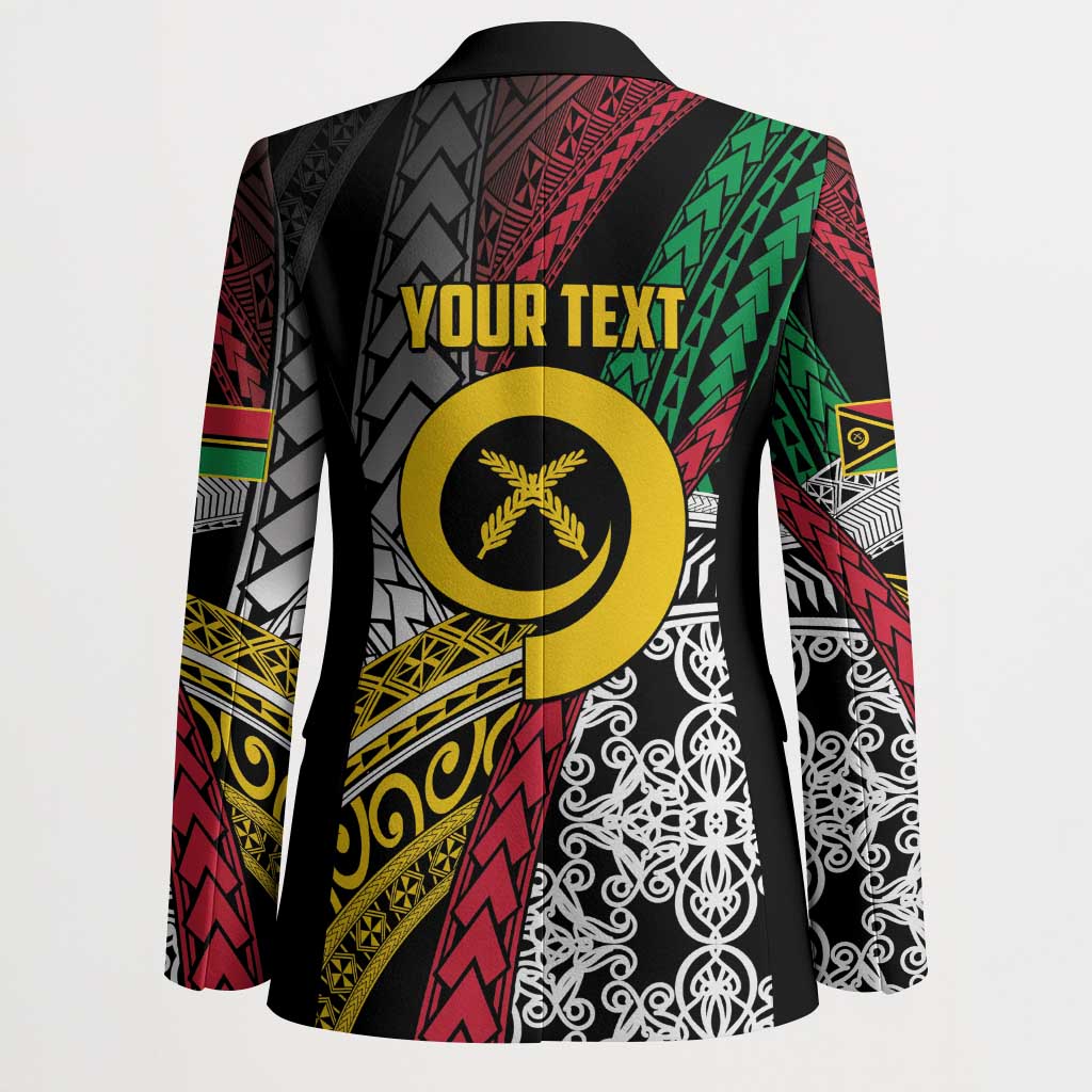 Vanuatu Proud to be Ni-van Personalised Blazer with Mutis En Atan Patterns LT9 - Polynesian Pride