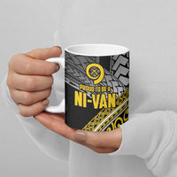 Vanuatu Proud to be Ni-van Personalised Ceramic Mug with Mutis En Atan Patterns LT9 - Polynesian Pride