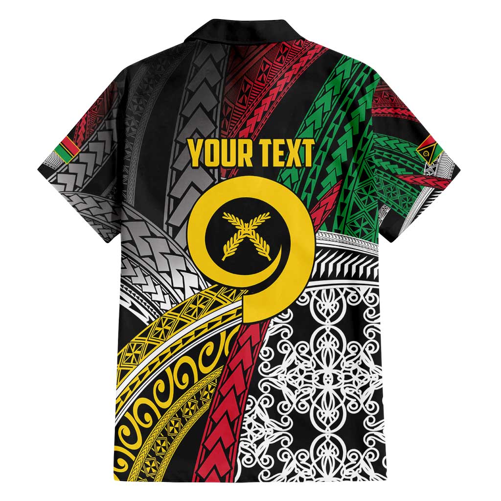 Vanuatu Proud to be Ni-van Personalised Family Matching Tank Maxi Dress and Hawaiian Shirt with Mutis En Atan Patterns