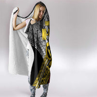 Vanuatu Proud to be Ni-van Personalised Hooded Blanket with Mutis En Atan Patterns LT9 - Polynesian Pride