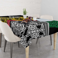 Vanuatu Proud to be Ni-van Personalised Tablecloth with Mutis En Atan Patterns LT9 - Polynesian Pride