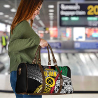 Vanuatu Proud to be Ni-van Personalised Travel Bag with Mutis En Atan Patterns - Polynesian Pride