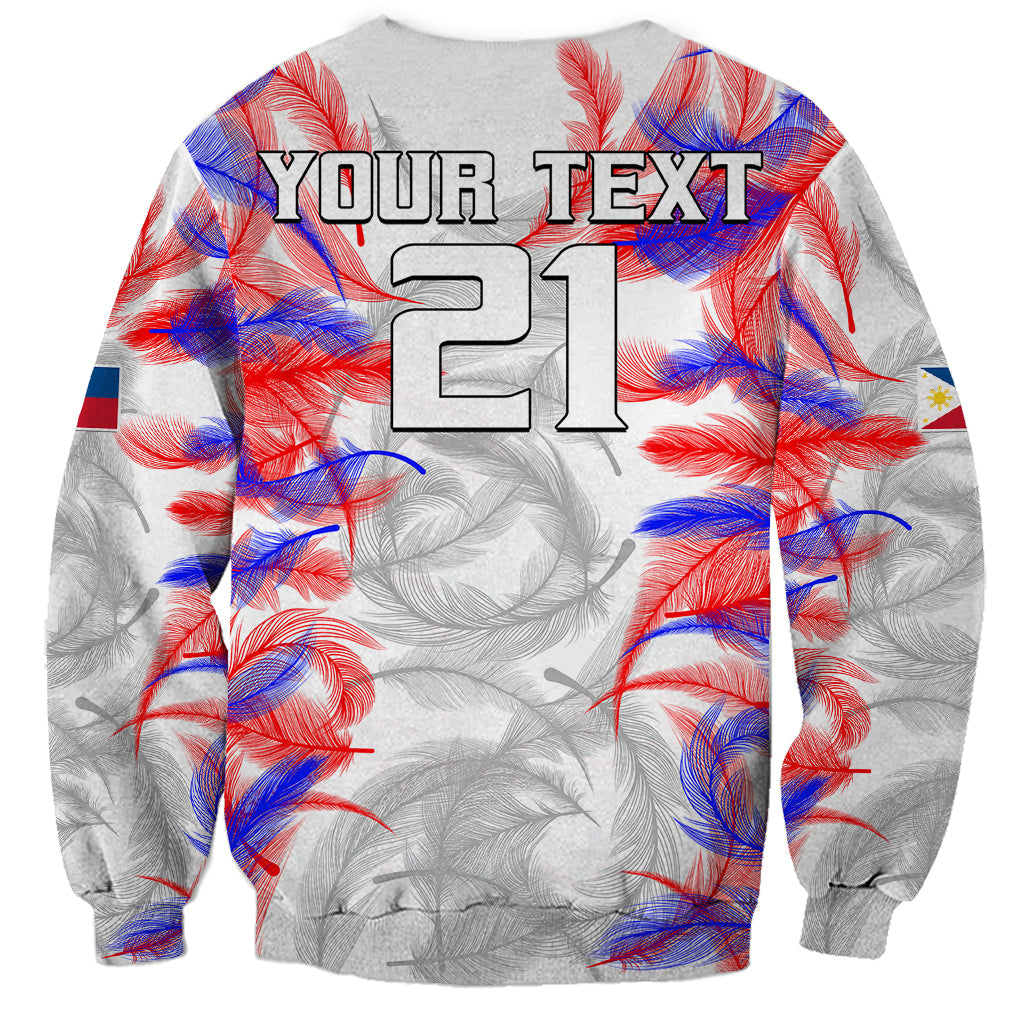 (Custom Text And Number) 2023 Philippines Anzkals Football Sweatshirt Pilipinas Be Unique LT9 - Polynesian Pride