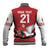 Custom Tonga Rugby Baseball Jacket Mate Maa Kupesi Style