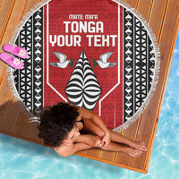 Custom Tonga Rugby Beach Blanket Mate Maa Kupesi Style LT9 - Polynesian Pride