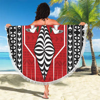 Custom Tonga Rugby Beach Blanket Mate Maa Kupesi Style LT9 - Polynesian Pride