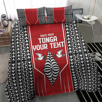 Custom Tonga Rugby Bedding Set Mate Maa Kupesi Style LT9 - Polynesian Pride