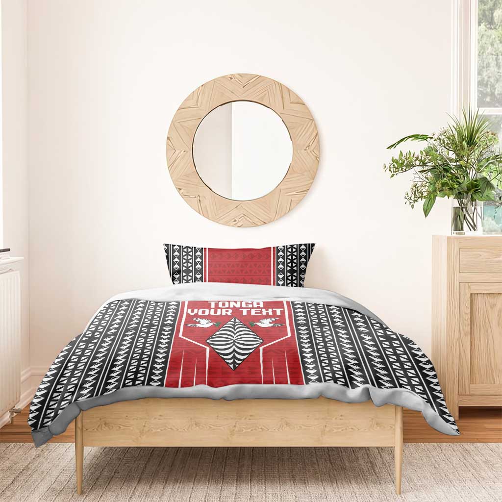 Custom Tonga Rugby Bedding Set Mate Maa Kupesi Style LT9 - Polynesian Pride