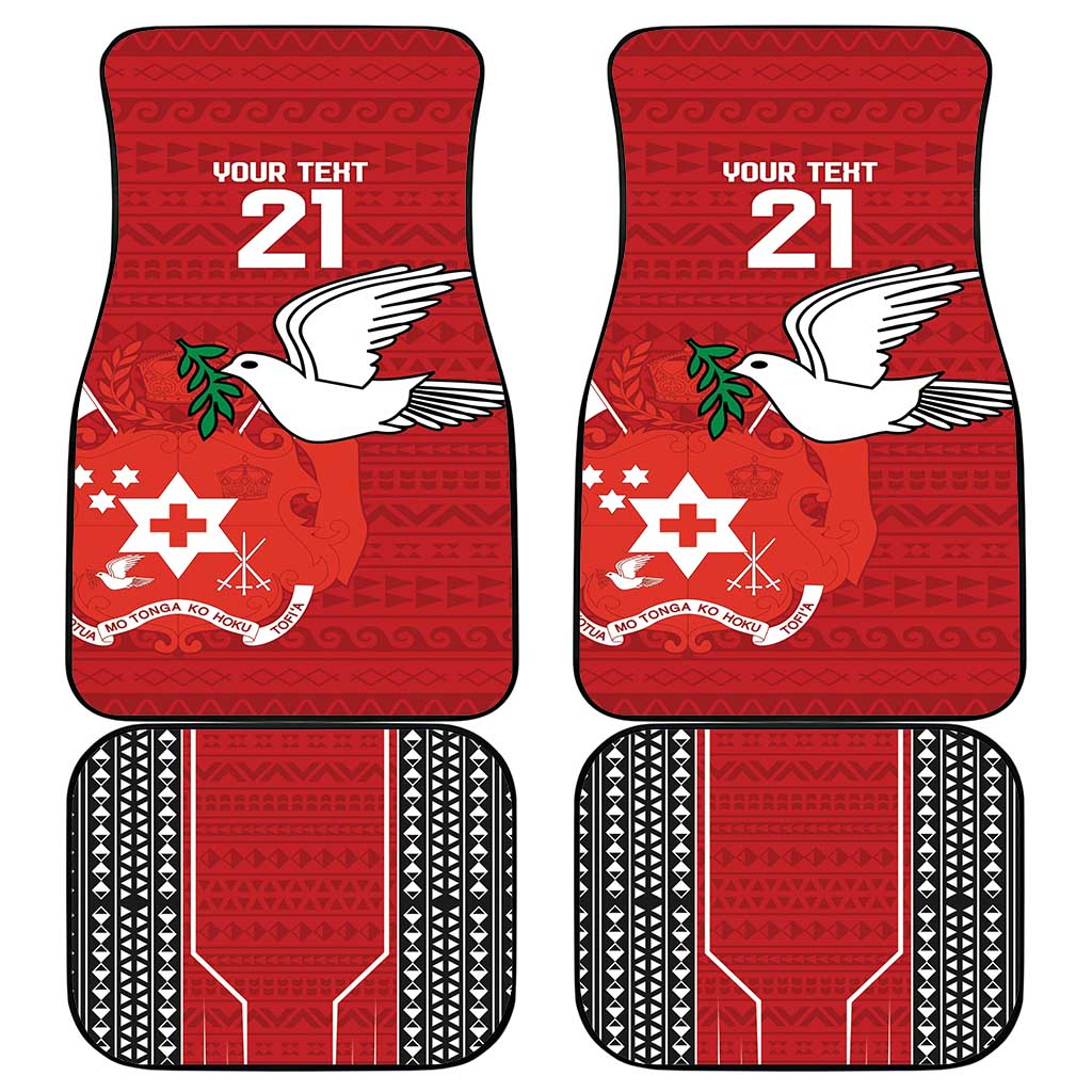 Custom Tonga Rugby Car Mats Mate Maa Kupesi Style LT9 - Polynesian Pride