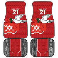 Custom Tonga Rugby Car Mats Mate Maa Kupesi Style LT9 - Polynesian Pride