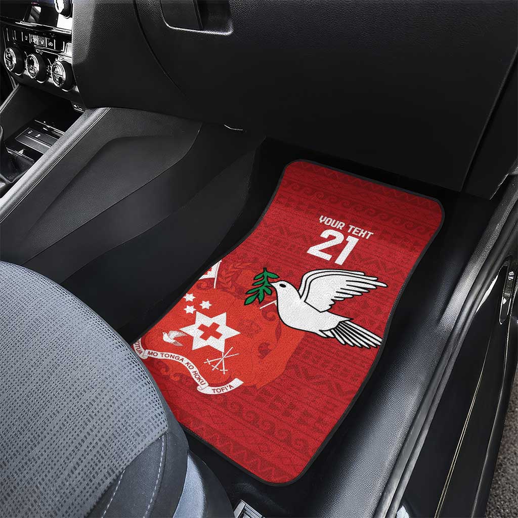 Custom Tonga Rugby Car Mats Mate Maa Kupesi Style LT9 - Polynesian Pride