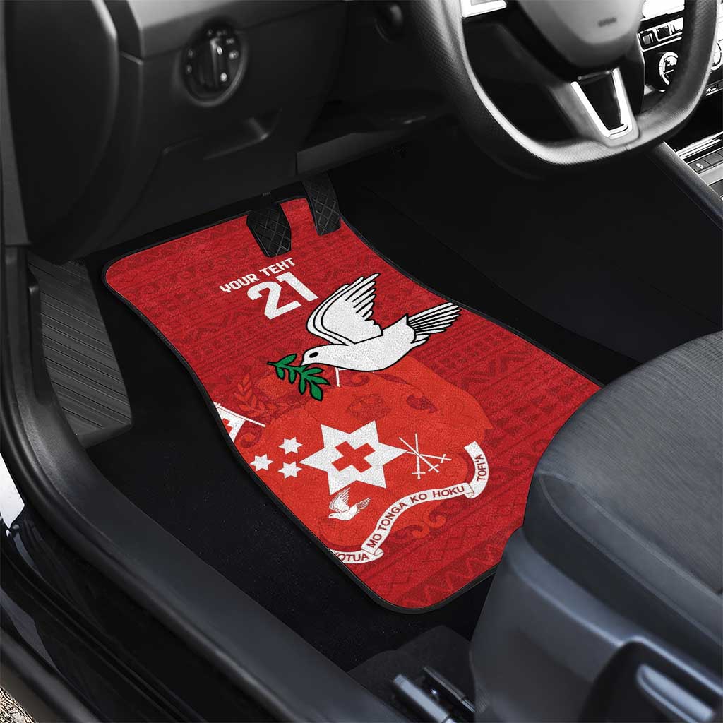 Custom Tonga Rugby Car Mats Mate Maa Kupesi Style LT9 - Polynesian Pride