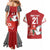 Custom Tonga Rugby Couples Matching Mermaid Dress and Hawaiian Shirt Mate Maa Kupesi Style