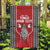 Custom Tonga Rugby Garden Flag Mate Maa Kupesi Style