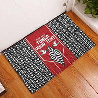 Custom Tonga Rugby Rubber Doormat Mate Maa Kupesi Style LT9 - Polynesian Pride