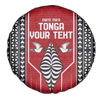 Custom Tonga Rugby Spare Tire Cover Mate Maa Kupesi Style LT9 - Polynesian Pride