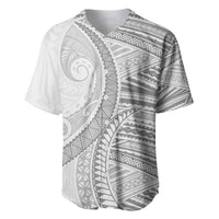 American Samoa White Sunday Baseball Jersey Polynesian Lotu Tamaiti - Polynesian Pride