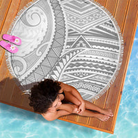 American Samoa White Sunday Beach Blanket Polynesian Lotu Tamaiti - Polynesian Pride