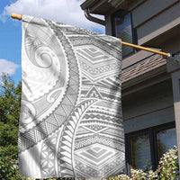 American Samoa White Sunday Garden Flag Polynesian Lotu Tamaiti - Polynesian Pride