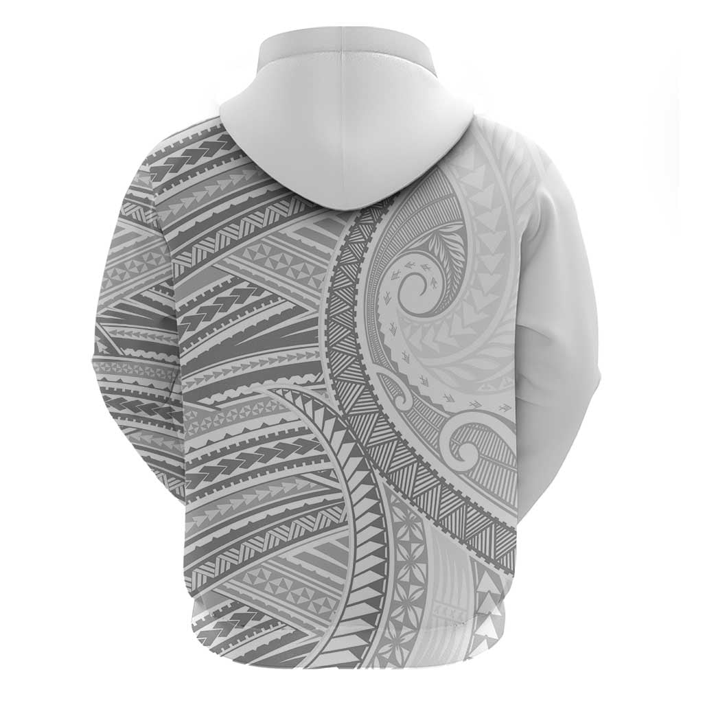 American Samoa White Sunday Hoodie Polynesian Lotu Tamaiti - Polynesian Pride