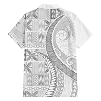 Niue White Sunday Hawaiian Shirt Niuean Lotu Tamaiti Hiapo Pattern LT9 - Polynesian Pride