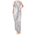 Niue White Sunday Tank Maxi Dress Niuean Lotu Tamaiti Hiapo Pattern - Polynesian Pride