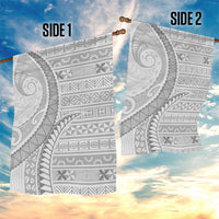 Tokelau White Sunday Garden Flag Lotu Tamaiti Ngatu Tokelau Feletoa Manulua - Polynesian Pride