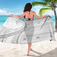 Tokelau White Sunday Sarong Lotu Tamaiti Ngatu Tokelau Feletoa Manulua - Polynesian Pride