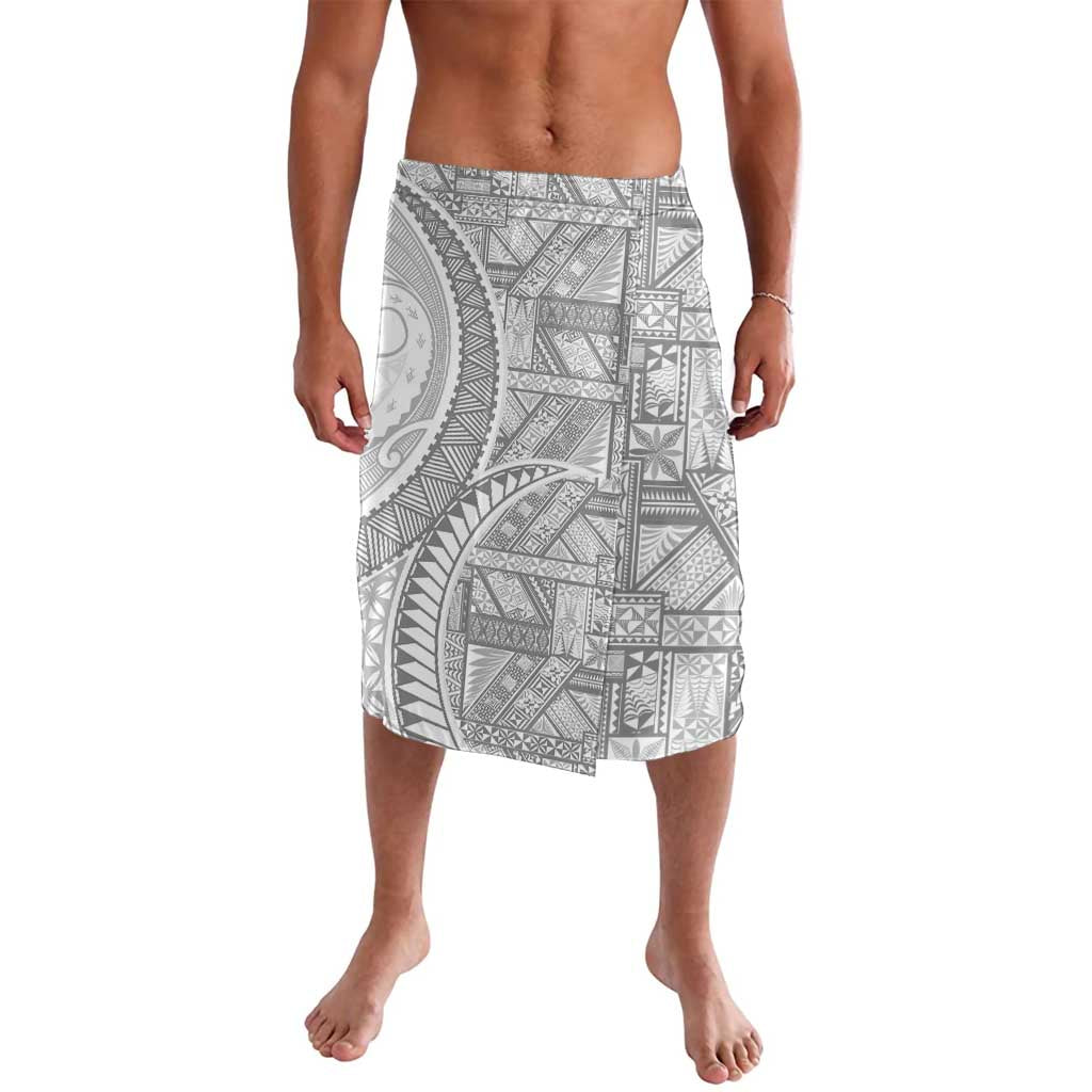 Tonga White Sunday Lavalava Lotu Tamaiti Ngatu Tribal - Polynesian Pride