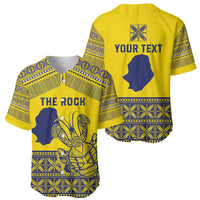 Niue Crab Personalised Baseball Jersey Niuean Hiapo Pattern - Polynesian Pride
