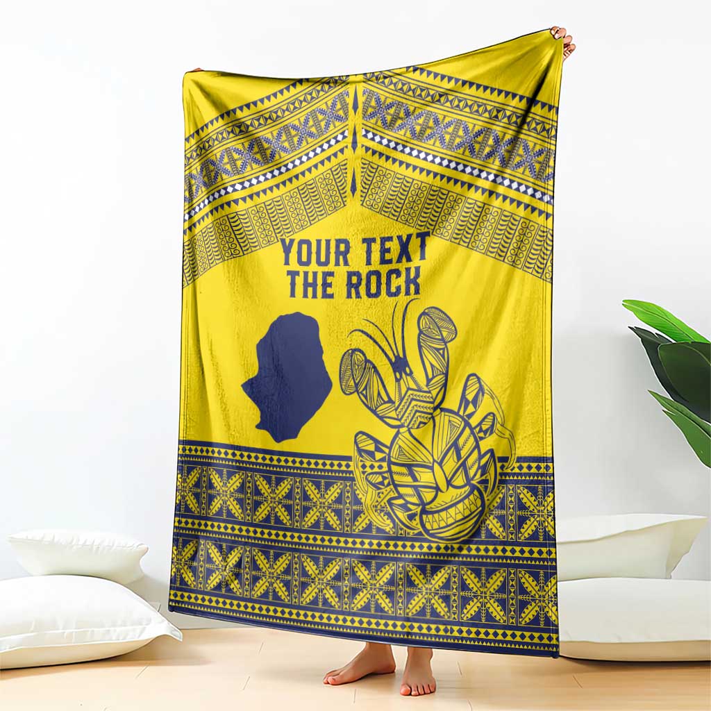 Niue Crab Personalised Blanket Niuean Hiapo Pattern - Polynesian Pride