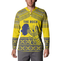 Niue Crab Personalised Button Sweatshirt Niuean Hiapo Pattern LT9 - Polynesian Pride