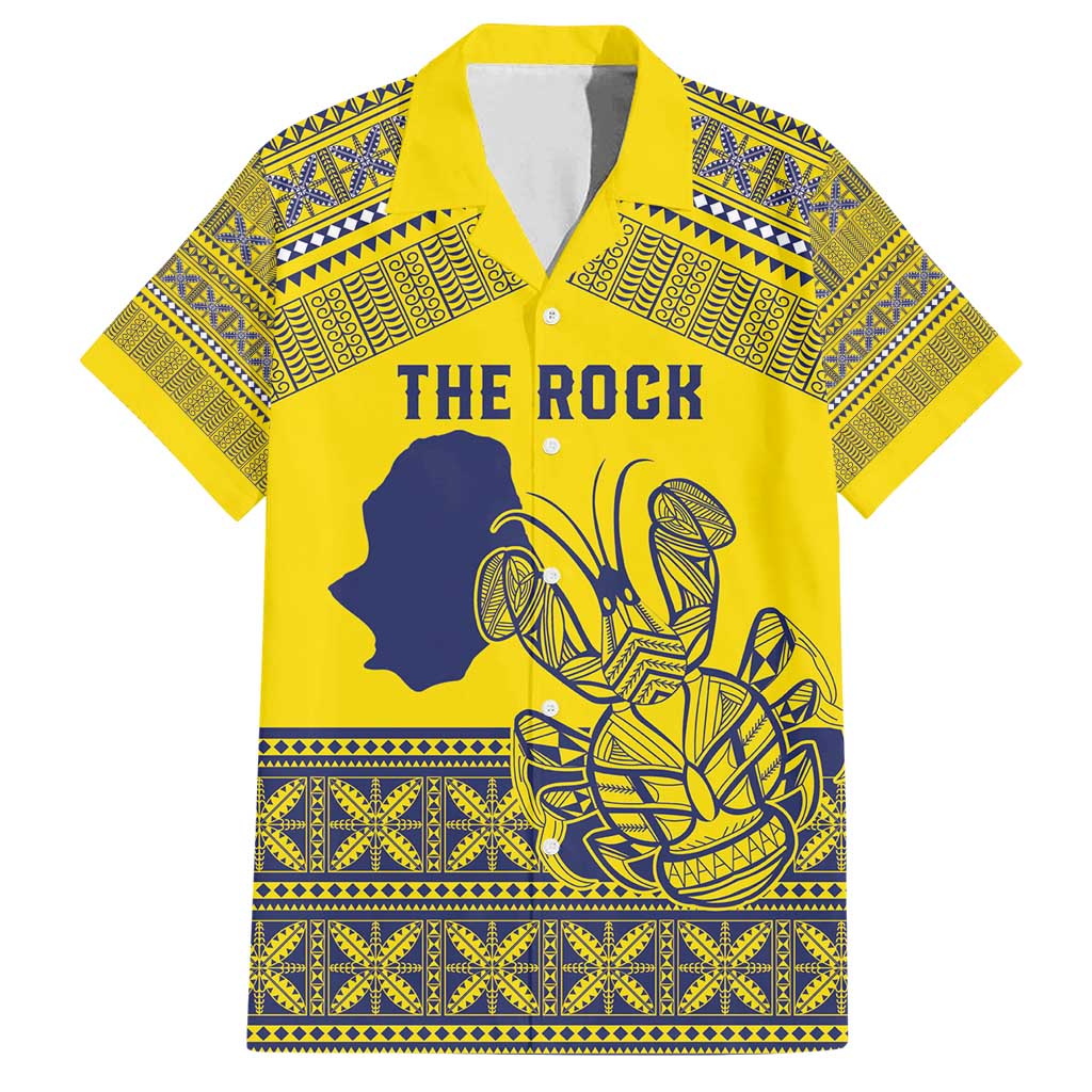 Niue Crab Personalised Family Matching Off Shoulder Short Dress and Hawaiian Shirt Niuean Hiapo Pattern - Polynesian Pride