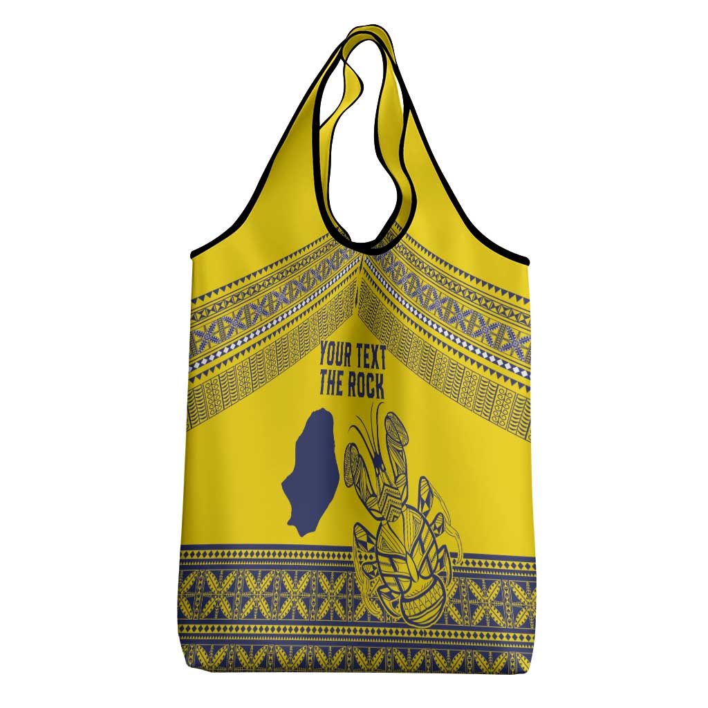 Niue Crab Personalised Grocery Bag Niuean Hiapo Pattern LT9 - Polynesian Pride