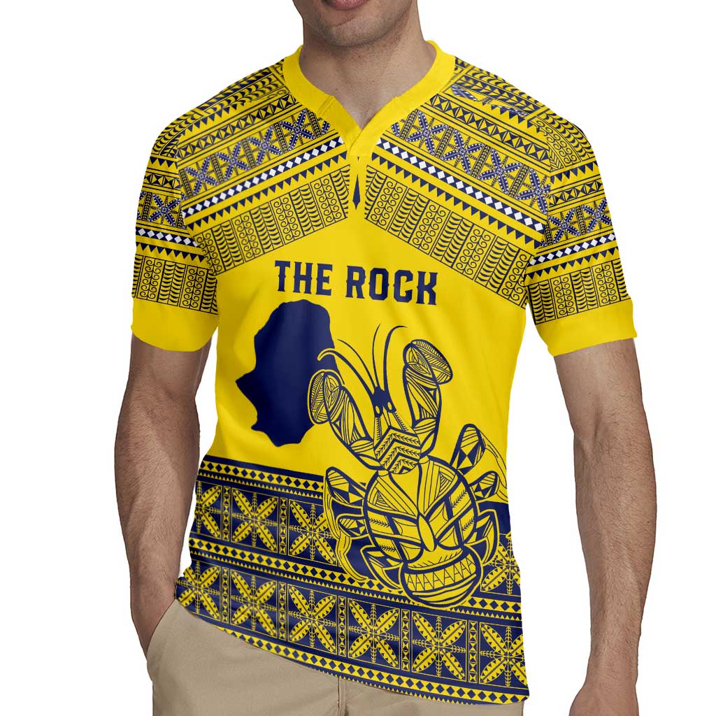 Niue Crab Personalised Rugby Jersey Niuean Hiapo Pattern - Polynesian Pride