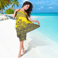 Niue Crab Personalised Sarong Niuean Hiapo Pattern - Polynesian Pride