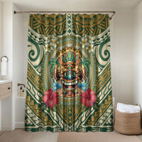Hawaii Tiki Mask Bathroom Set Mele Kalikimaka i Iulai!