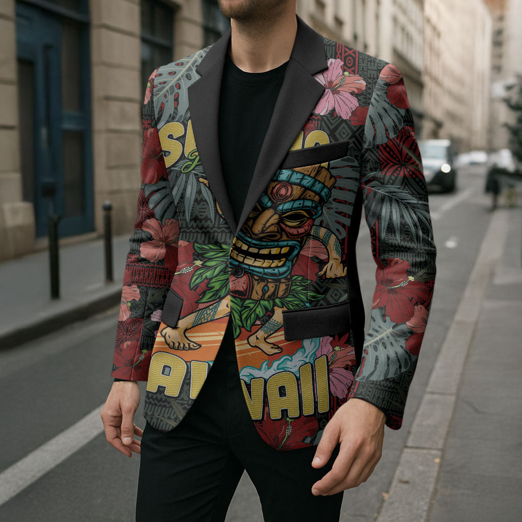Hawaii Tiki Surfing Blazer Mele Kalikimaka i Iulai!