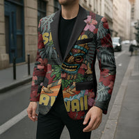 Hawaii Tiki Surfing Blazer Mele Kalikimaka i Iulai!