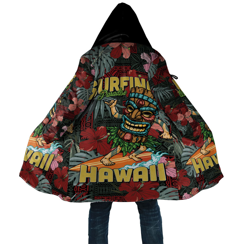 Hawaii Tiki Surfing Cloak Mele Kalikimaka i Iulai!