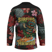 Hawaii Tiki Surfing Hockey Jersey Mele Kalikimaka i Iulai!