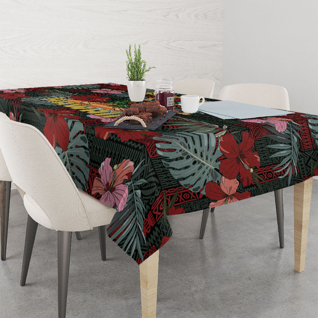 Hawaii Tiki Surfing Tablecloth Mele Kalikimaka i Iulai! LT9 - Polynesian Pride