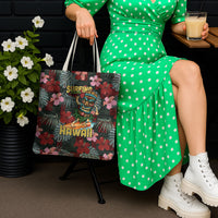 Hawaii Tiki Surfing Tote Bag Mele Kalikimaka i Iulai! LT9 - Polynesian Pride